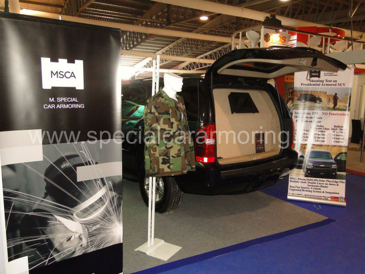 M.S.C.A Armored Chevy Tahoe SUV - Exterior