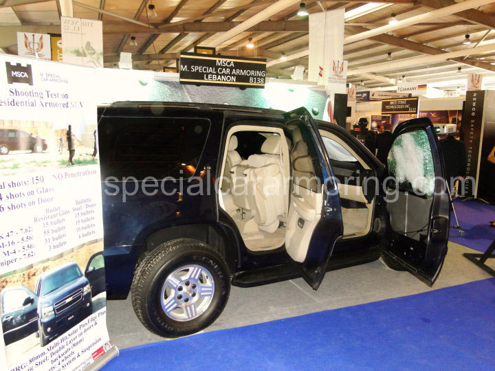 M.S.C.A Armored Chevy Tahoe - Bullet Proof Glass