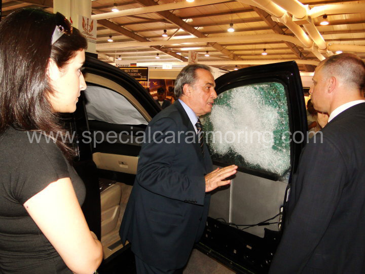 M.S.C.A Armored Chevy Tahoe - Back Leather Seats